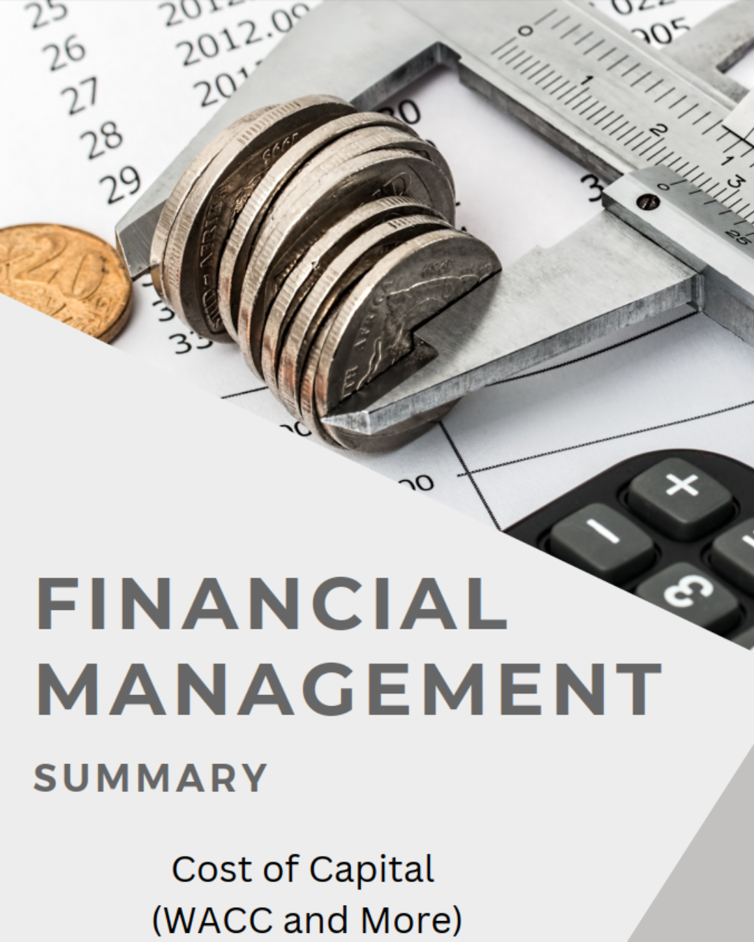 Cost of capital summary