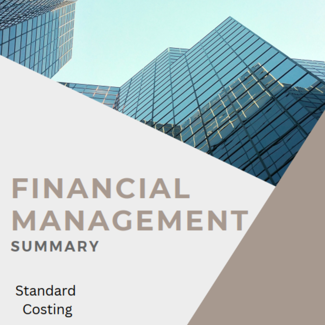 Standard costing summary